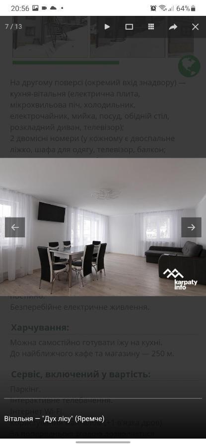 Дух Лісу Vila Yaremche Exterior foto